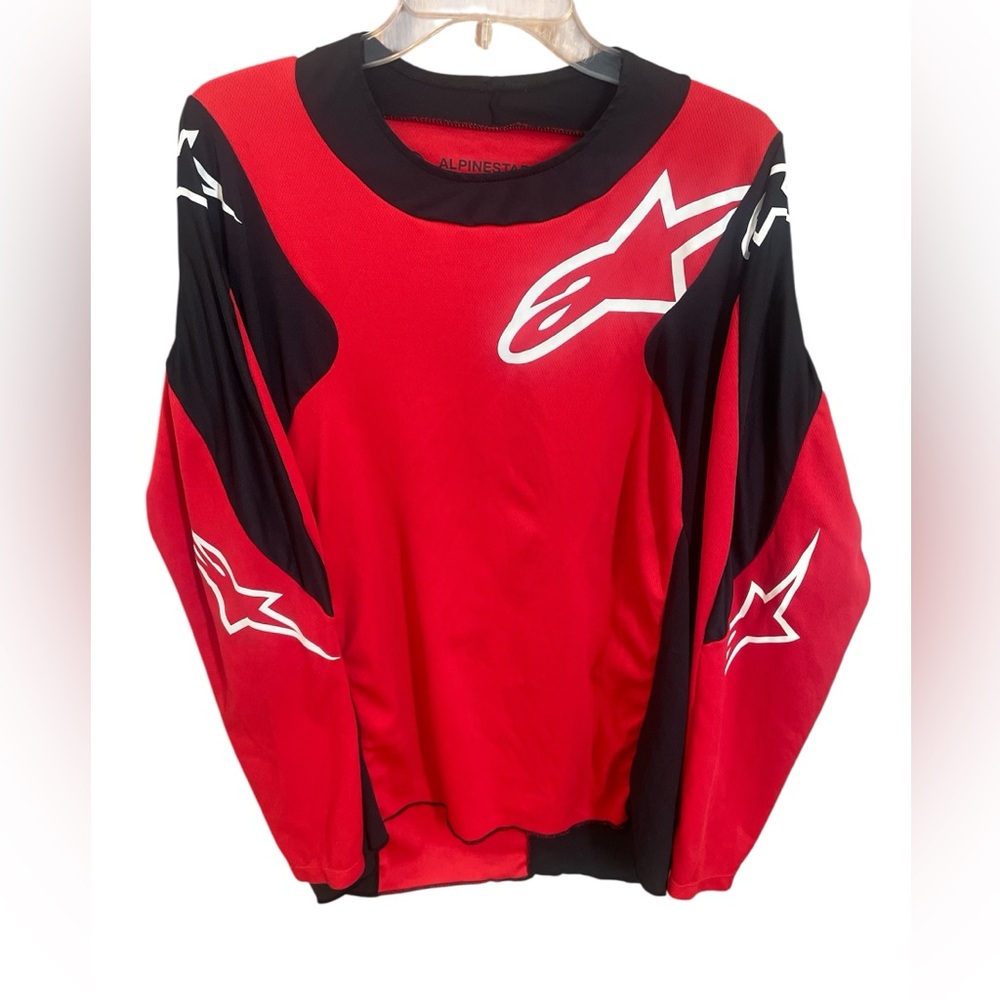 Alpinestars Red and Black Jersey